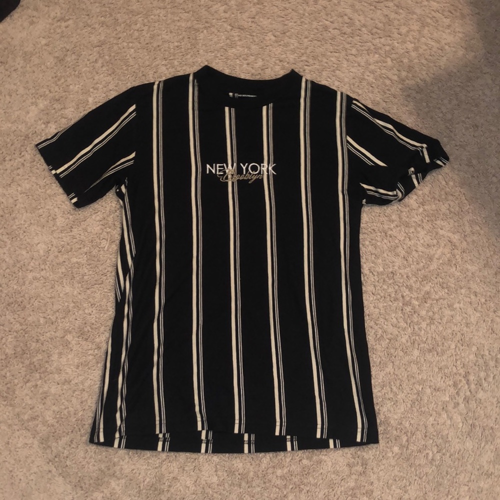New York Brooklyn striped shirt
